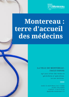 textes blanc sur fond bleu